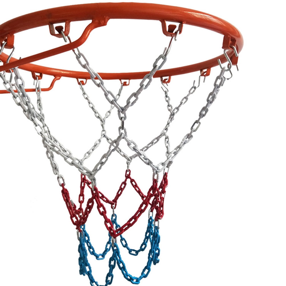 PTOOTP High Density Tricolor Basketball Mesh Replacement Net for Sports Gear and Basketball Accessories