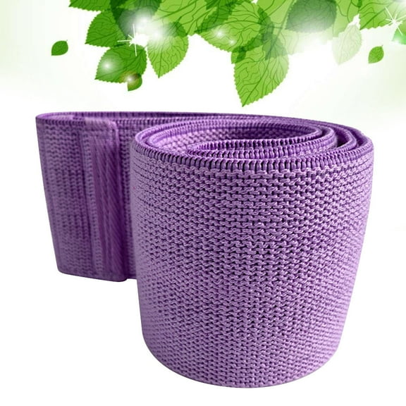 PTOOTP Purple Resistance Hip Band for Sports Use - Anti-Slip, Durable and Comfortable