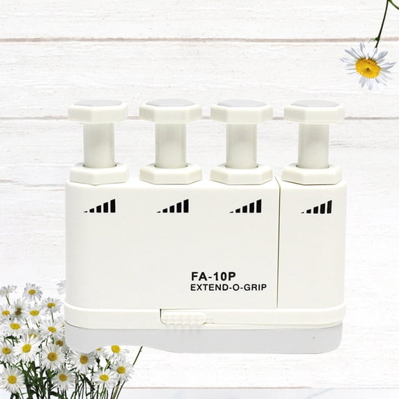 PTOOTP 1Pc White Guitar Hand Trainer Finger Strength Tension Trainer