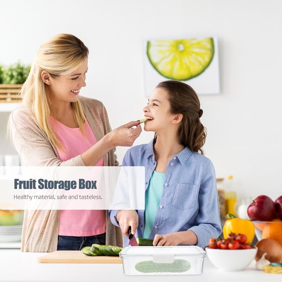 PTOOTP Kitchen Gadgets White Drain Box for Fruit Vegetable Preservation