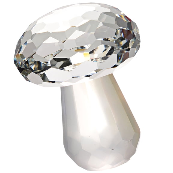 PTOOTP Crystal Mushroom Ornament Small Figurine for Desktop Bar and Coffee Table Decor