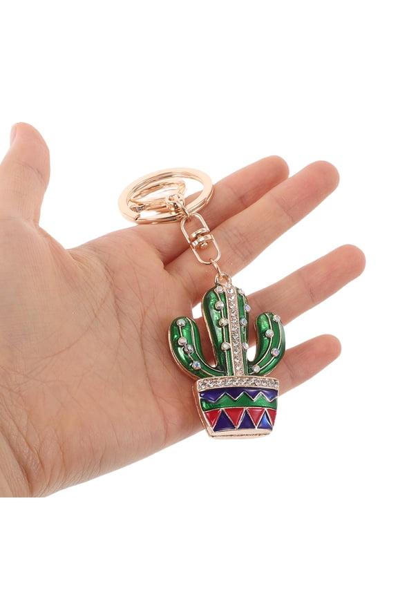 Adorable Cactus Keychain Pendant, Stylish Multi-Purpose Charm for Backpacks, Bags, Accessories, 1 Piece