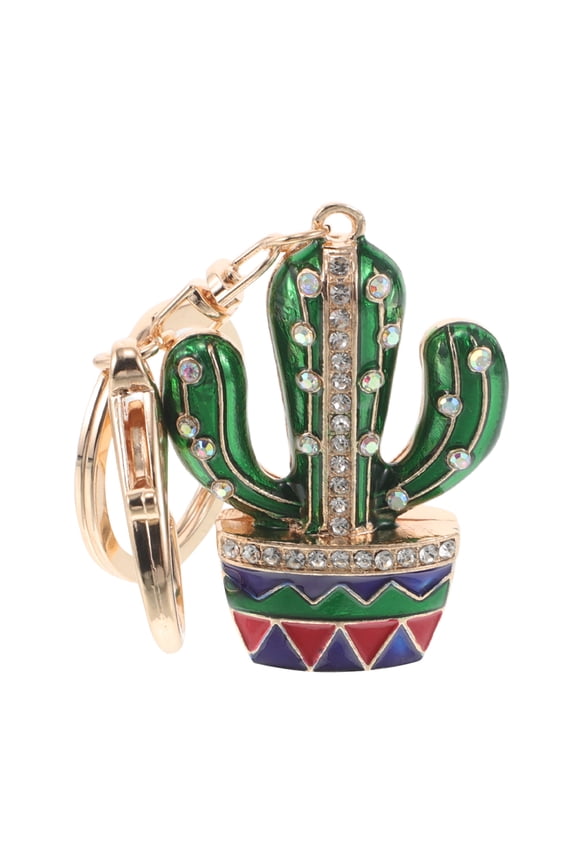 Cute Cactus Keychain Pendant, Fashionable Multi-Use Charm for Backpacks, Bags, and Accessories, 1 Piece