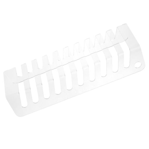 PTOOTP 1Set Transparent Acrylic Mobile Phone Charging Stand Simple Elegant Multi Slot Design