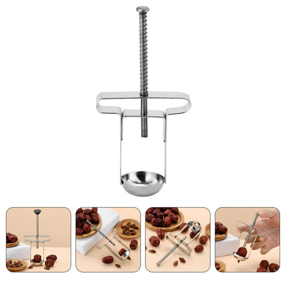 PTOOTP Metal Cherry Pitter - Kitchen Tool for Quick and Easy Cherry Pitting, Ideal for Home Cooking, Baking, and Fruit Preparation