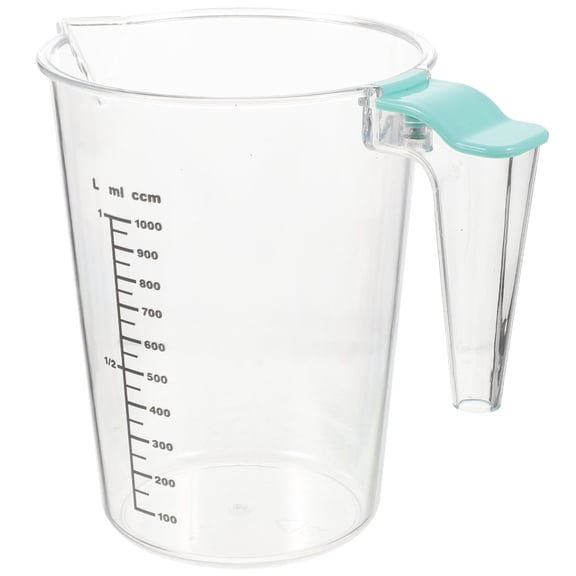PTOOTP Clear Measuring Cup with Handle for Accurate Baking and Cooking Measurements, Easy-to-Use Kitchen Measuring Container