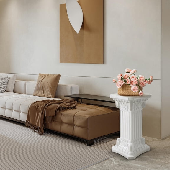 PTOOTP White Lightweight Plastic Roman Column for Wedding Decor and Event Decoration