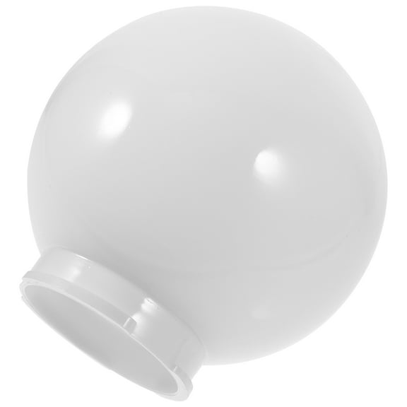PTOOTP Replacement Globe Lampshade Acrylic White 1Pack