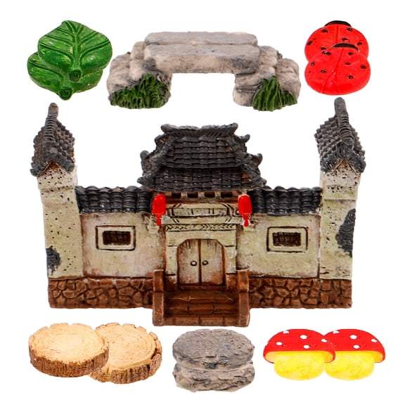 PTOOTP 1 Set Assorted Color Artificial Bridge Model for Aquarium, Bonsai, Garden Decoration and Home Ornament