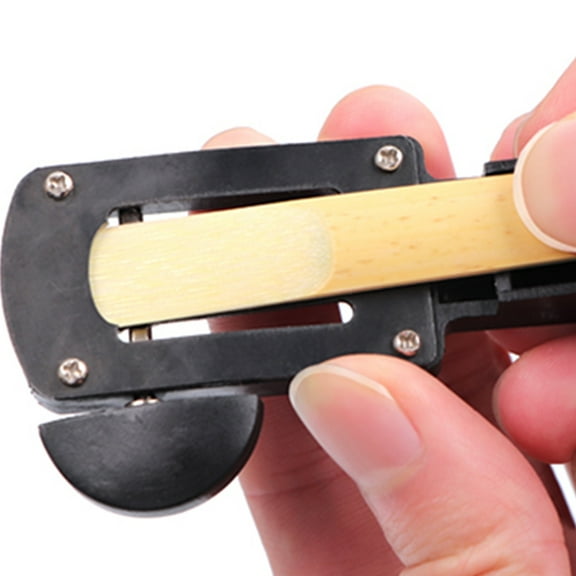 PTOOTP Compact Saxophone Reed Trimmer Durable Metal Plastic for Manicure