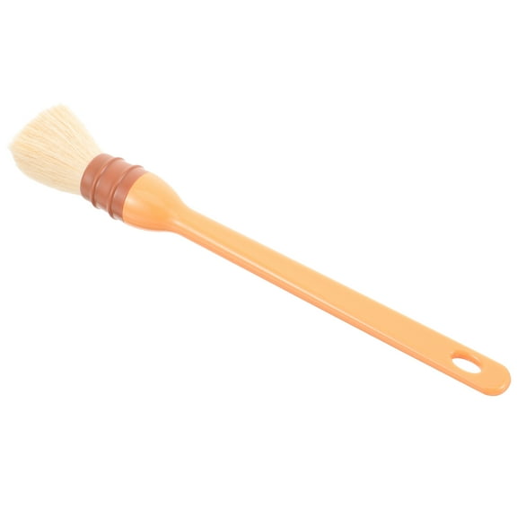 PTOOTP Brown Fleece Bbq Brush for Barbecue Durable Comfortable Handle