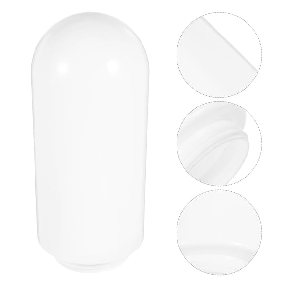 PTOOTP Acrylic White Lamp Shade for Table Lamp, Round Shape, 1 Set, and Stylish Lighting Accessory