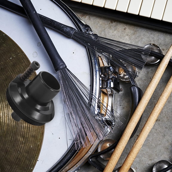 PTOOTP 1Set Cymbal Stand Felt Washers Black Plastic Drum Set Accessories For Preventing Friction