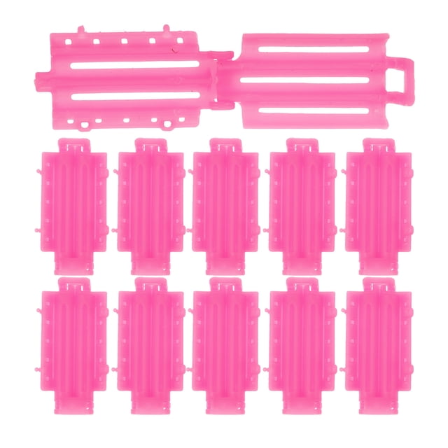 PTOOTP Perm Rollers Perm Rods Perm Kit Rosy Plastic 1 Set - Walmart ...