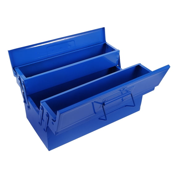 PTOOTP Handheld Tools Case Set, Iron Rectangular Storage Box for Construction Site and Workshop Use