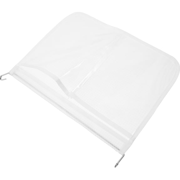 PTOOTP Clear Hanging Storage Bag for Refrigerator Door with Double Grid Design Peva Material