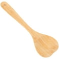 thumbnail image 1 of PTOOTP 1Set Heart Bamboo Spoon For Noodle Mixing And Serving Khaki 30.0x8.5x1.0In, 1 of 8