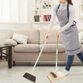 thumbnail image 1 of PTOOTP Floor Cleaning Broom and Dustpan Set with Hanging Hole, Assorted Colors for Easy Storage and Efficient Sweeping, 1 of 7