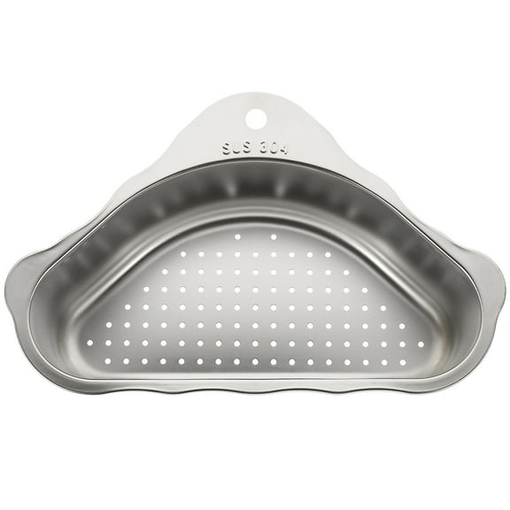 PTOOTP Stainless Steel Sink Strainer Silver Anti-Rust Easy to Clean 1Set