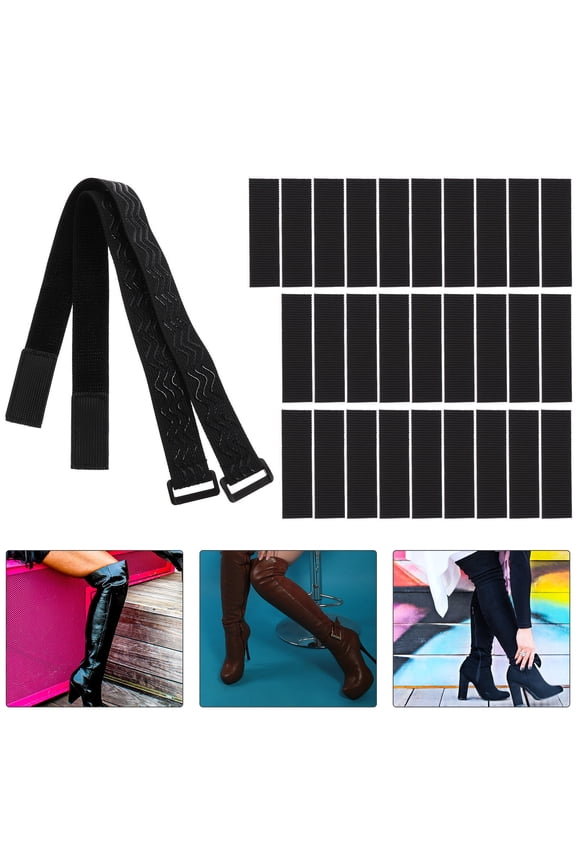 Adjustable Reusable Elastic Boot Straps Anti- Boot Fixing Bands for Women Comfortable
