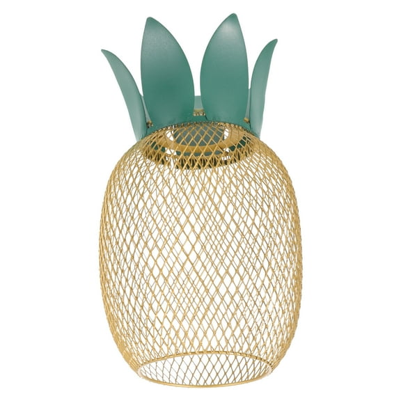 PTOOTP Hawaiian Style Stainless Steel Pineapple Hollowout Ceiling Lampshade Decorative Lighting Fixture
