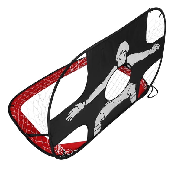 PTOOTP Foldable Nylon Soccer Goal Net Set for Outdoor Training and Fan Gear, and Easy to Install