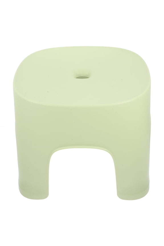 Nonslip Light Green PVC Step Stool for Kids Bathing, Changing, Shoes, Toilet Training, and
