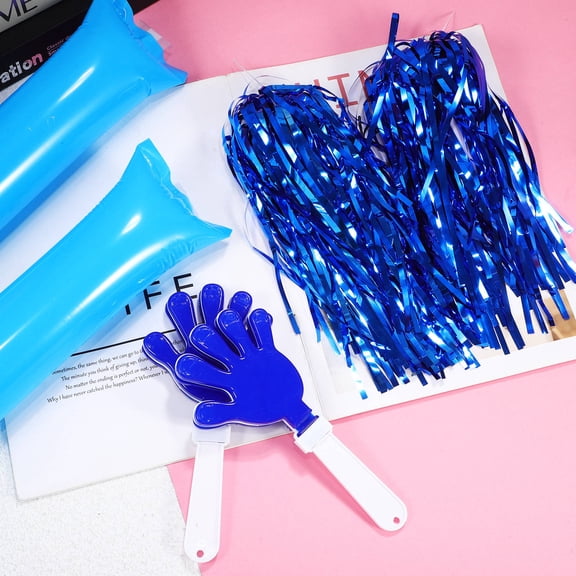 PTOOTP Inflatable Pom Pom Set Portable for Sports Events, Cheerleading, Parties, Team Spirit and Game Day Celebrations