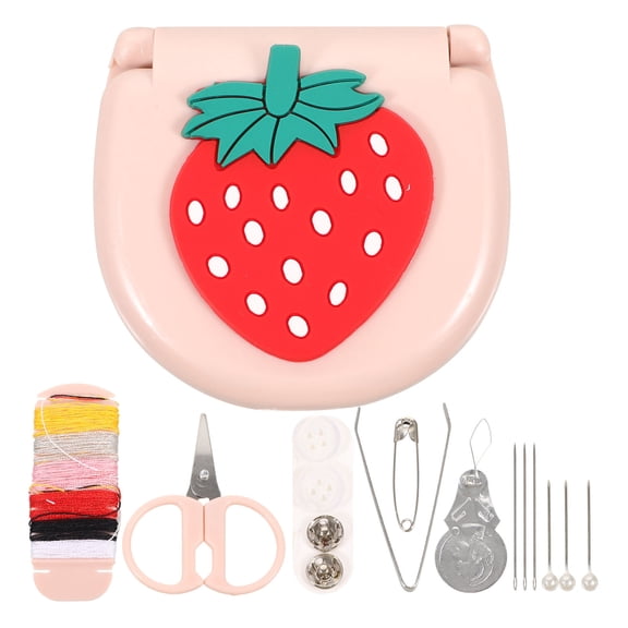 PTOOTP Portable Sewing Kit with Assorted Colors, Compact and Easy to Carry for Home, Office, and Computer Desk Use