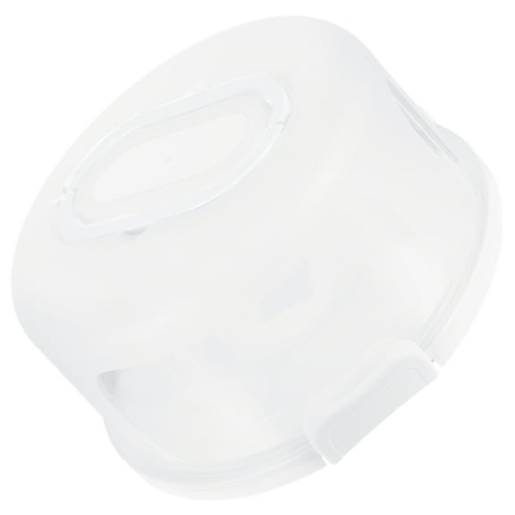 PTOOTP Portable White Cake Packaging Box with Sealing Lid and Wear Resistant PP Material