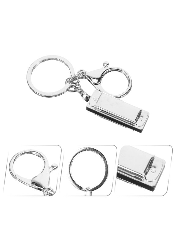 1Set Silver Harmonica Keyring With Compact Design For Any Occasion Including Birthday And Festival Celebrations