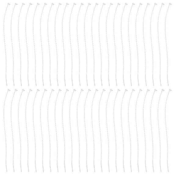 PTOOTP White Plastic Fastener Security for Clothing Tags, Garment Label Hanging, Home and Retail Use