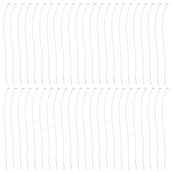 PTOOTP White Plastic Fastener Security for Clothing Tags, Garment Label Hanging, Home and Retail Use