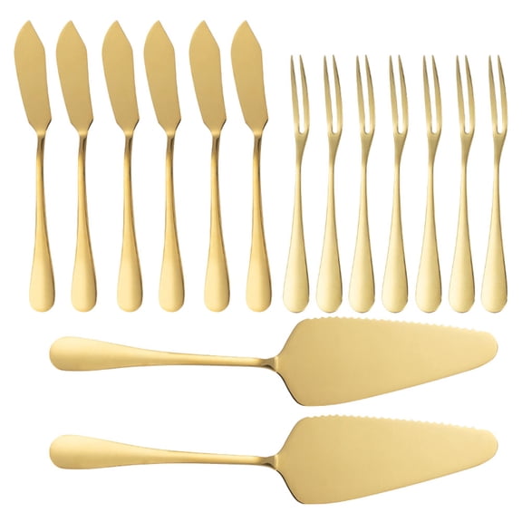 PTOOTP 1 Set of Cake Serving Tool for Dividing Stainless Steel Wedding Cake Server Set for Home Cooks