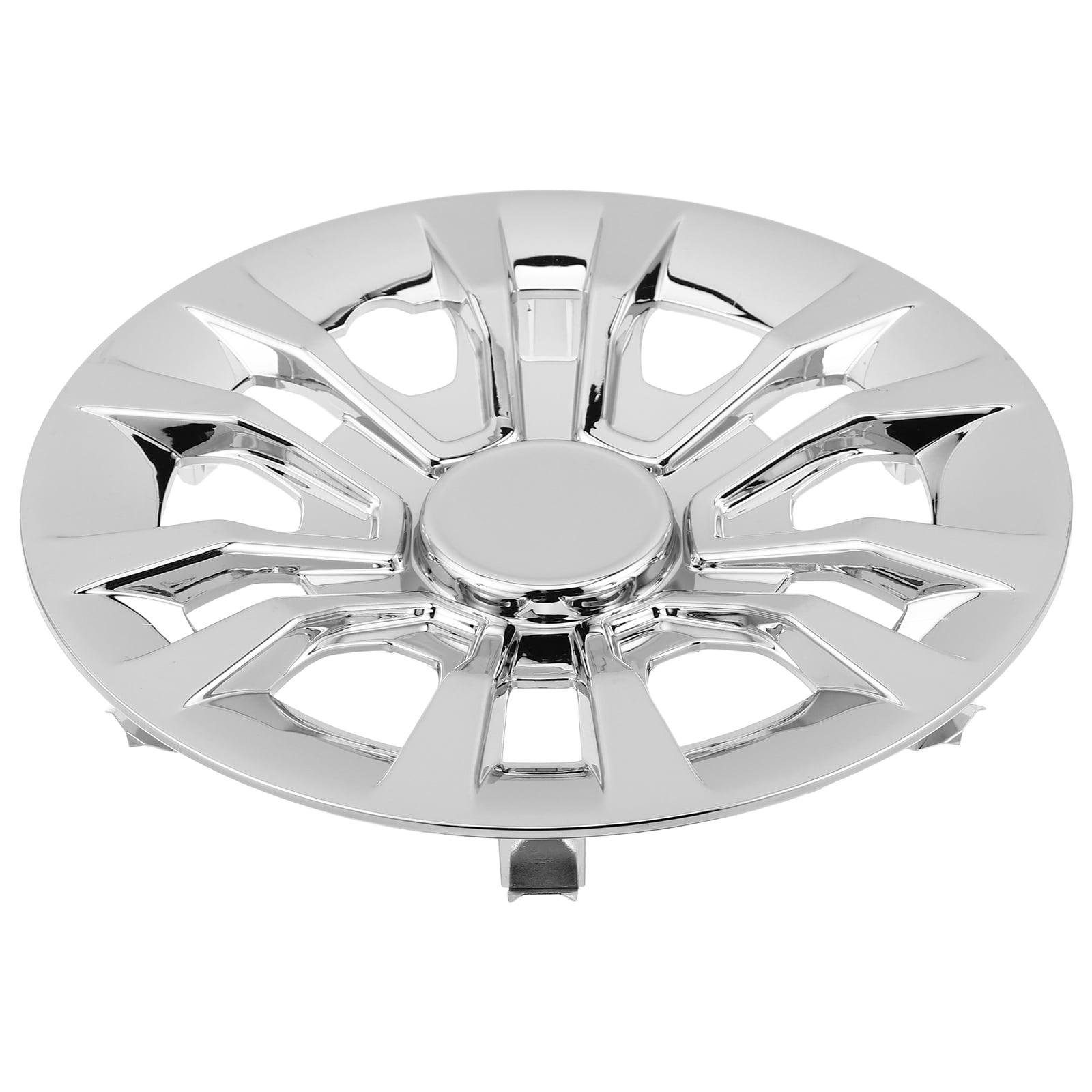 PTOOTP 1Set Wheel Hub Decorative Cover Car Wheel Center Hub Cover Plastic Chrome Plating For Golf Cart Outdoor Use
