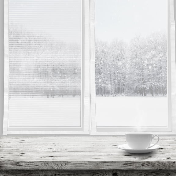 PTOOTP Indoor Winter Window Film for Home Insulation, Energy Efficient Heat Retention, Easy to Apply and Install
