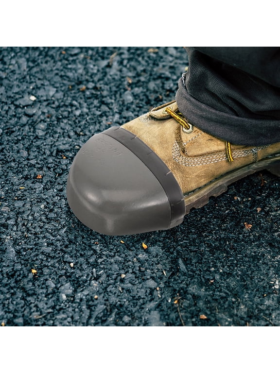 Comfortable Grey Steel Toe Covers Universal Size for Work Shoes 2Pairs
