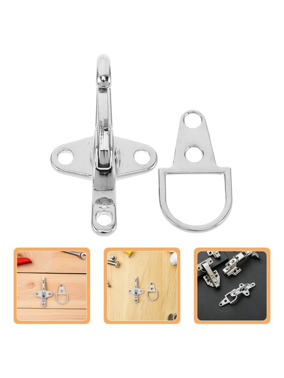 Plated Silver Alloy Toggle Buckle for Clothing Stylish Design Bag Clasp 2Sets