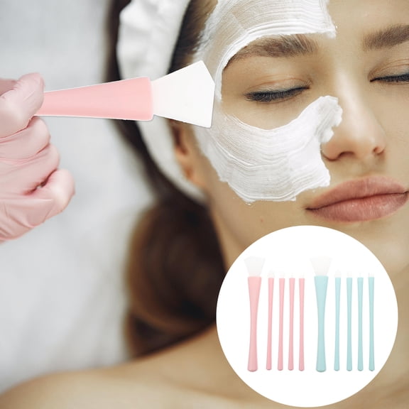 PTOOTP 2 Sets Silicone Eyeshadow Sponge Brushes for Precise Eyeliner and Eye Makeup Application, Tool for Women