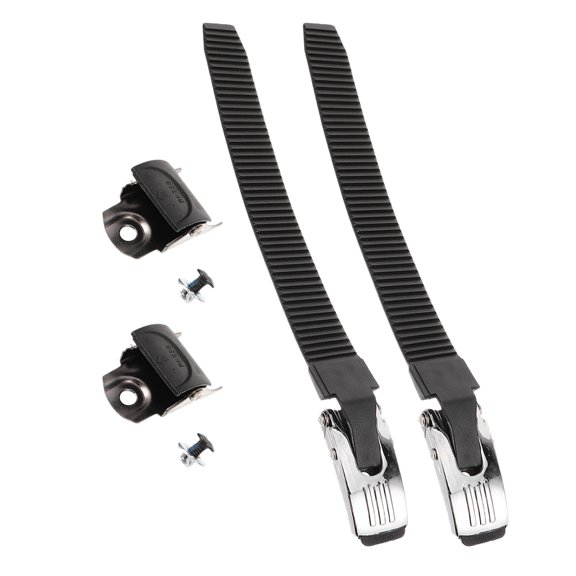 PTOOTP Durable Replacement Skate Strap, Black, Easy Install for Daily Use 2Sets