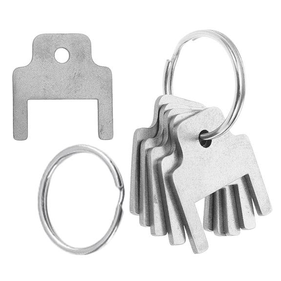 PTOOTP Universal Toilet Paper Dispenser Keys, Portable Set of 6 for Restroom Maintenance and Facility Management