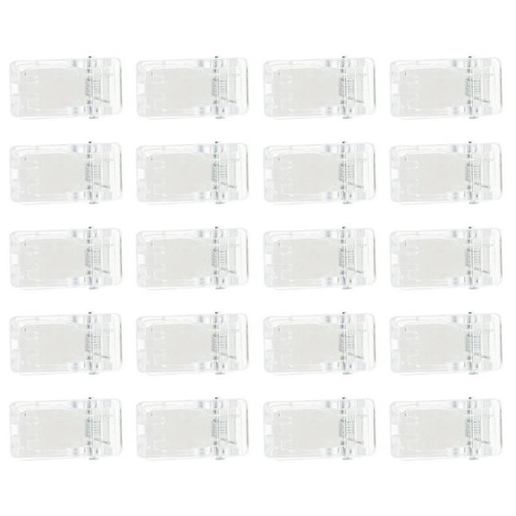 PTOOTP 20 Pcs Clear Plastic Adhesive Clips for Hanging Tapestry Home Decor Wall Hooks Spring Clips