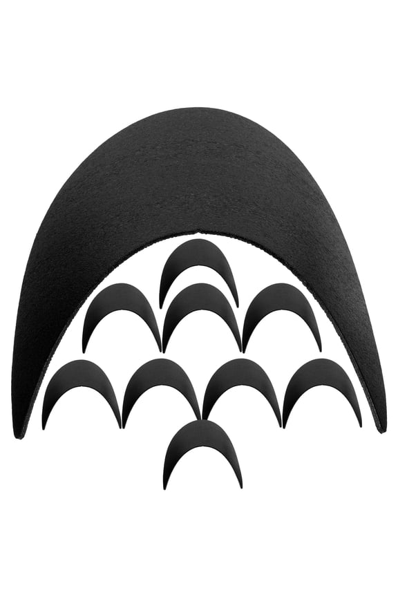 20Pcs Baseball Cap Visor Insert Plastic Hat Brim Support for Sun Protection Outdoor Use