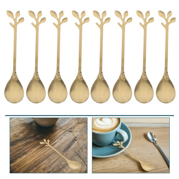 PTOOTP 20Pcs Gold Appetizer Spoons For Desserts And Tastings At Social Gatherings