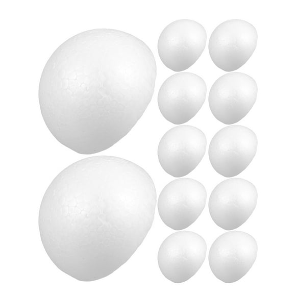 PTOOTP DIY 20Pack White Polystyrene Foam Hemispheres for Floral Arrangements and Craft Projects