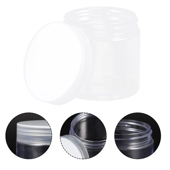 PTOOTP Transparent Sealing Plastic Bottles for Storage Use, Durable and Practical 20Pcs