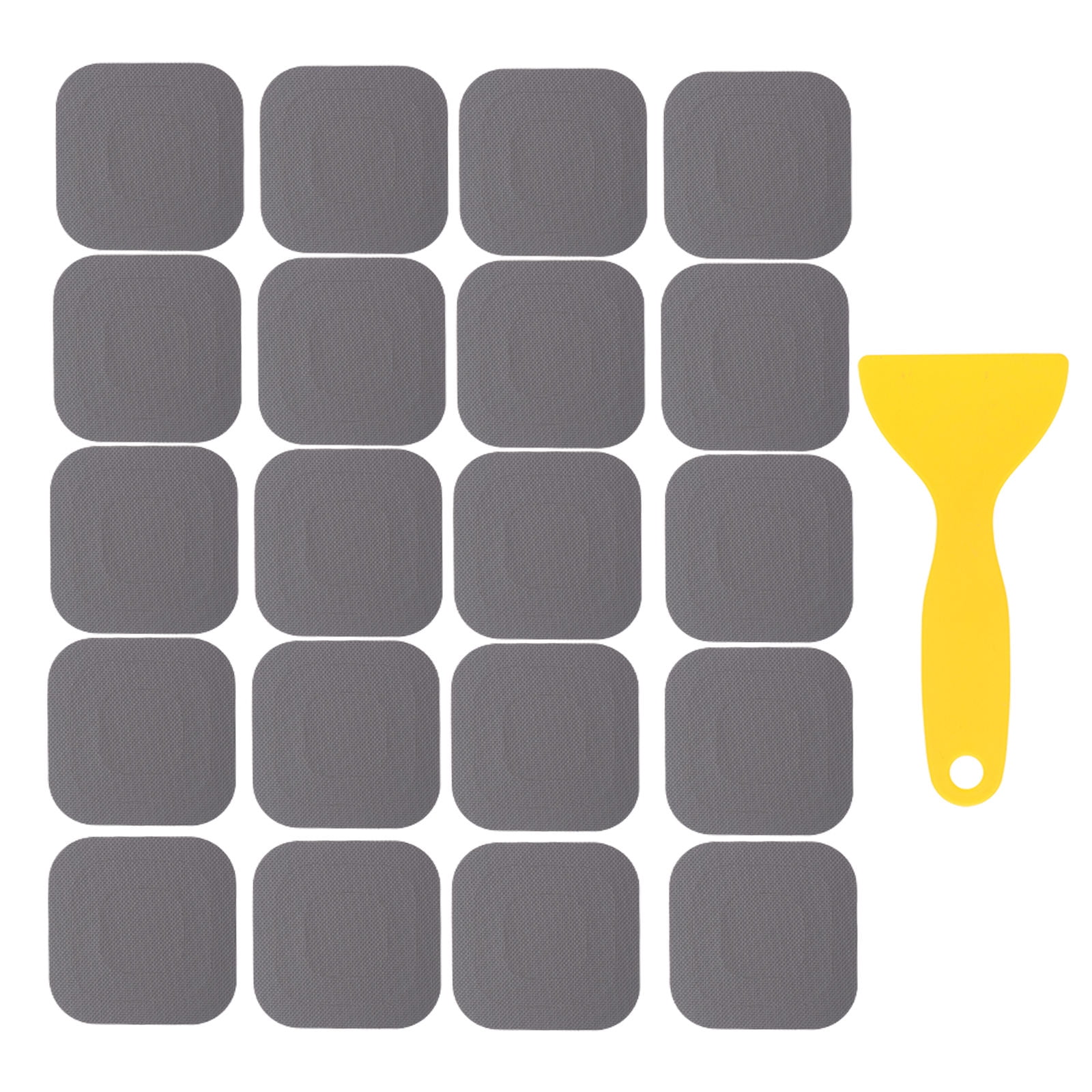 PTOOTP 20Pack Grey Peva Anti Slip Bathroom Wall Tile Stickers Simple ...