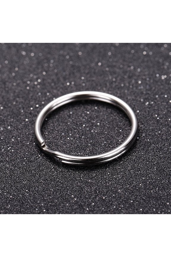 24Pcs Flat Metal Key Rings Key Attachment for Diy Makers and Craft Enthusiasts