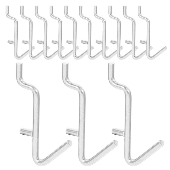 PTOOTP 25Pcs Pegboard Hanging Hooks Metal Tool Hangers for Garage Workbench Storage