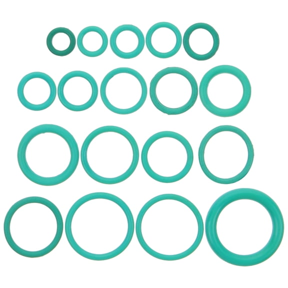PTOOTP Automotive O-Ring Kit Butyl Rubber for Car Air Conditioning 270Pcs